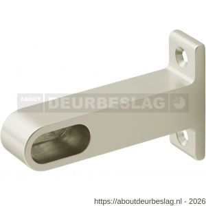 Hermeta 1190 garderobebuis plafondbevestiging steun eind Gardelux 1 nieuw zilver - R20102205 - afbeelding 1
