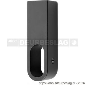 Hermeta 1196 garderobebuis plafondbevestiging steun midden Gardelux 1 type 1 mat zwart EAN sticker - R20102216 - afbeelding 1