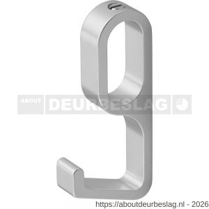 Hermeta 1201 garderobebuis jashaak enkel Gardelux 1 naturel - R20101889 - afbeelding 1