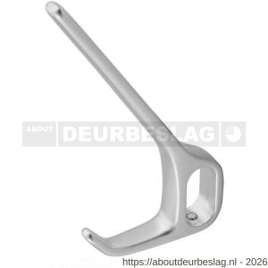 Hermeta 1220 garderobebuis hoed- en jashaak enkel Gardelux 1 naturel - R20101843 - afbeelding 1