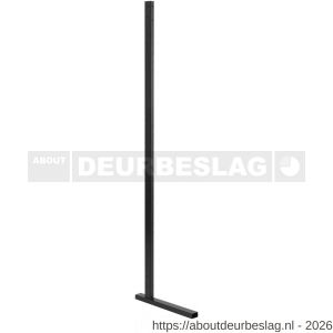Hermeta 1333 garderobe standaard enkel 175 cm zwart - R20100547 - afbeelding 1