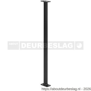 Hermeta 1338 garderobe verbindingsregel 70 cm set 2 stuks zwart - R20100569 - afbeelding 1