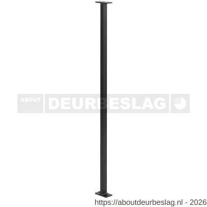 Hermeta 1339 garderobe verbindingsregel 97 cm set 2 stuks zwart - R20100570 - afbeelding 1