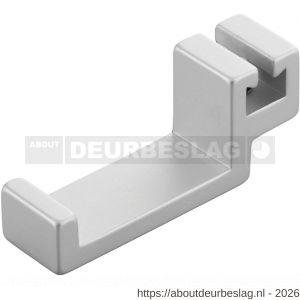 Hermeta 2081 garderobebuis jashaak enkel Gardelux 2 mat naturel - R20100417 - afbeelding 1