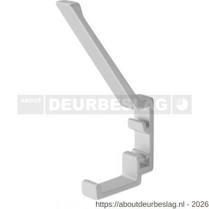 Hermeta 2082 garderobebuis hoed- en jashaak Gardelux 2 mat naturel - R20100390 - afbeelding 1