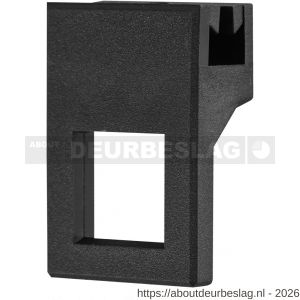 Hermeta 2111 garderobe inhaakoog vast Gardelux 2 zwart - R20100563 - afbeelding 1