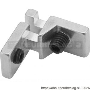 Hermeta 2150 garderobelijst T-verbinder Gardelux 2 voor lijst 2000 blank - R20100357 - afbeelding 1