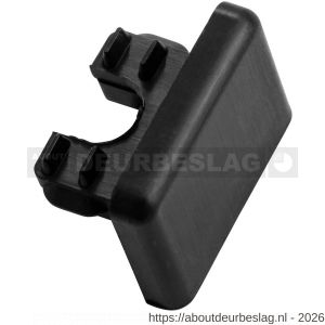 Hermeta 2165 garderobe eindstop voor profiel 2005 zwart - R20101835 - afbeelding 1