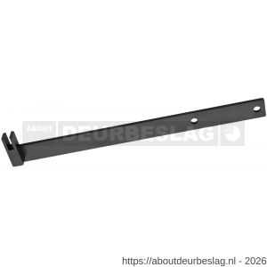 Hermeta 2351 garderobe achterplaat Gardelux 2R zwart - R20100565 - afbeelding 1