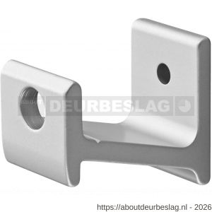 Hermeta 2660 garderobebuis wandsteun voor lijst 2650 mat naturel - R20100540 - afbeelding 1