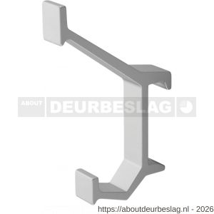 Hermeta 2670 garderobebuis hoed- en jashaak mat naturel - R20100392 - afbeelding 1