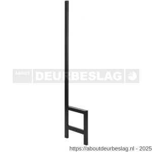 Hermeta 3075 zitbank banksteun Gardelux type 5 Gardelux vrijstaand zwart - R20101356 - afbeelding 1