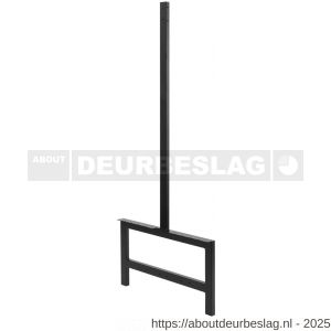 Hermeta 3076 zitbank banksteun Gardelux type 6 Gardelux vrijstaand zwart - R20101357 - afbeelding 1