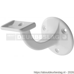 Hermeta 3502 leuninghouder 65 mm vlakzadel wit EAN sticker - R20100846 - afbeelding 1