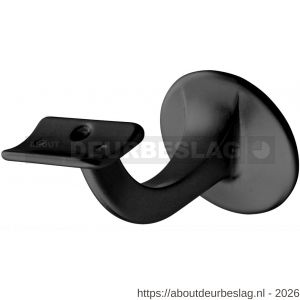 Hermeta 3506 leuninghouder 75 mm holzadel M8 zwart - R20101489 - afbeelding 1