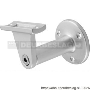 Hermeta 3510 verstelbare samengestelde leuninghouder holzadel opschroevend naturel EAN sticker - R20100867 - afbeelding 1