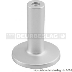 Hermeta 3511 leuninghouder rozet met vaste zuil 71 mm naturel EAN sticker - R20100929 - afbeelding 1