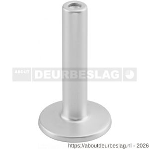 Hermeta 3514 leuninghouder rozet met vaste zuil 106 mm naturel EAN sticker - R20100941 - afbeelding 1