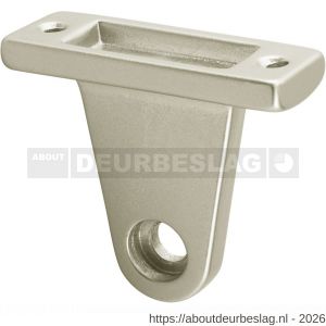 Hermeta 3522 leuninghouder zadel voor vlakke leuning nieuw zilver - R20100980 - afbeelding 1