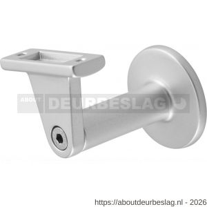 Hermeta 3525 verstelbare samengestelde leuninghouder vlakzadel tapgat naturel - R20100876 - afbeelding 1