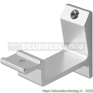 Hermeta 3540 leuninghouder vlakzadel opschroevend naturel EAN sticker - R20100883 - afbeelding 1