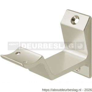Hermeta 3542 leuninghouder holzadel opschroevend nieuw zilver - R20100890 - afbeelding 1