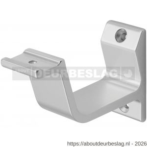 Hermeta 3550 leuninghouder vlakzadel profiel opschroevend naturel - R20101497 - afbeelding 1