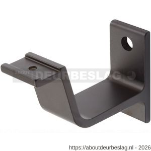 Hermeta 3551 leuninghouder vlakzadel profiel stokschroef M8 mat zwart - R20101449 - afbeelding 1