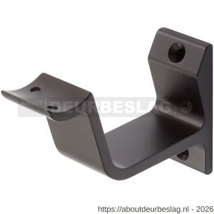 Hermeta 3552 leuninghouder holzadel profiel opschroevend mat zwart EAN sticker - R20101458 - afbeelding 1