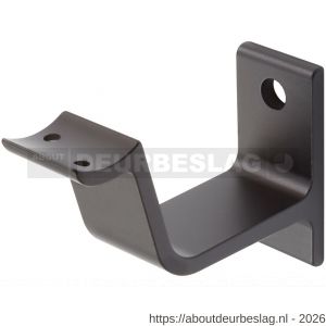 Hermeta 3553 leuninghouder holzadel profiel stokschroef M8 mat zwart EAN sticker - R20101466 - afbeelding 1