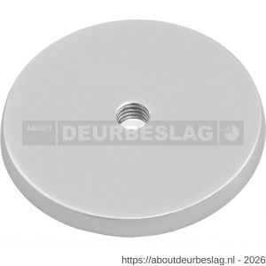 Hermeta 3564 leuninghouder rozet 60 mm met gat 8,5 mm naturel EAN sticker - R20100961 - afbeelding 1