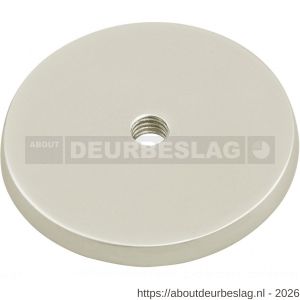 Hermeta 3564 leuninghouder rozet 60 mm met gat 8,5 mm nieuw zilver - R20100960 - afbeelding 1