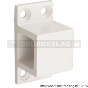 Hermeta 3670 doorvalbeveiliging steun op de dag vierkant links en rechts wit - R20101839 - afbeelding 1