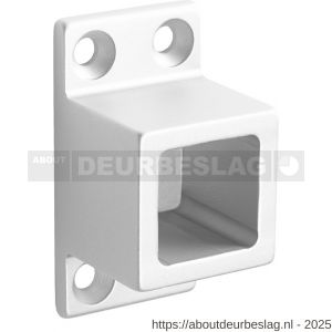 Hermeta 3675 doorvalbeveiliging steun in de dag vierkant links en rechts mat naturel - R20100082 - afbeelding 1