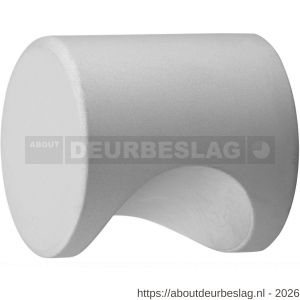 Hermeta 3732 cilinder meubelknop 25x26 mm M4 mat naturel EAN sticker - R20101780 - afbeelding 1