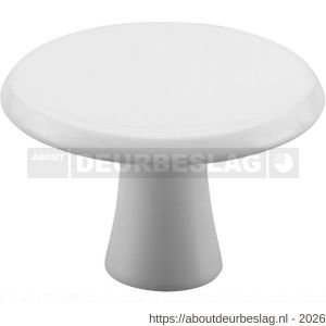 Hermeta 3751 meubelknop rond 30 mm met bout M4 wit - R20101060 - afbeelding 1
