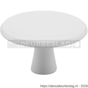 Hermeta 3753 meubelknop rond 40 mm met bout M4 wit - R20101069 - afbeelding 1