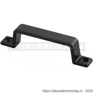 Hermeta 4200 hand- en meubelgreep 90 mm opschroevend mat zwart - R20101708 - afbeelding 1