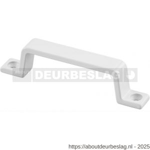 Hermeta 4200 hand- en meubelgreep 90 mm opschroevend wit EAN sticker - R20101106 - afbeelding 1