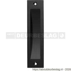 Hermeta 4558 schuifdeurkom 150x40 mm recht zwart - R20101975 - afbeelding 1