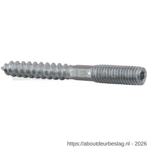 Hermeta 5900 stokschroef M8x70 mm verzinkt - R20100003 - afbeelding 1