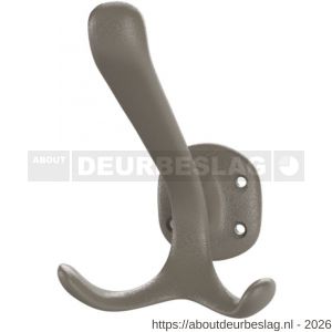 Hermeta X'Tenz X028 Nobel nummer #3 garderobe hoed- en jashaak dubbel duinzand - R20101768 - afbeelding 1