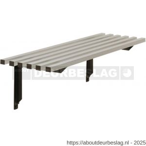 Hermeta 3000 bankprofiel 25x30 mm mat naturel per meter - R20101036 - afbeelding 3