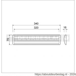 Ami EP 990 tochtklep aluminium F1 met 4 schroeven SPS 3.5x13 mm - R10900088 - afbeelding 2