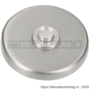 Ami Klik beldrukker aluminium rond Archi Design Irox RVS look - R10900013 - afbeelding 1