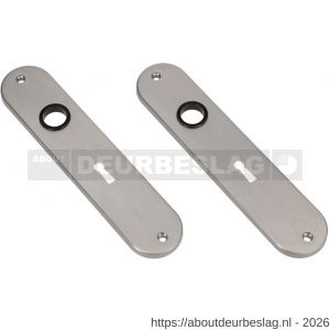 Ami 200/1/7 langschild aluminium Archi Design sleutelgat SLG 56 Irox - R10900694 - afbeelding 1
