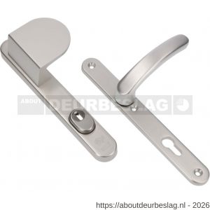 Ami VHB 257/37/2-90/83 KT veiligheids Rotaveer duwer-kruk smalschildgarnituur SKG*** kerntrekbeveiliging ovaal VHB 257/37/2 kerntrek KT 72 deurduwer 90/83 rechts F1 en deurkruk 378 Rota 257/32/2 profielcilinder PC 72 deurdikte - R10901660 - afbeelding 1