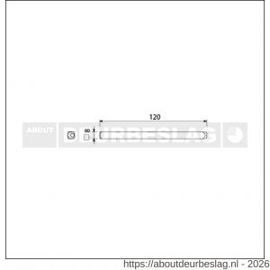 Ami deurkruk Quickstift 8x120 mm - R10900253 - afbeelding 1