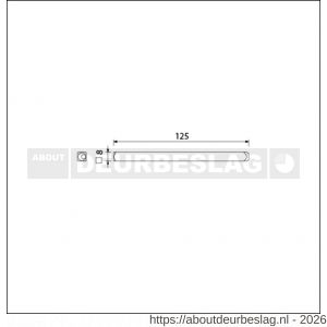 Ami deurkruk Quickstift 8x125 mm - R10900254 - afbeelding 1