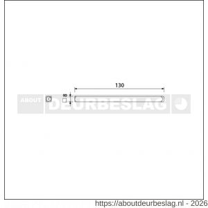 Ami deurkruk Quickstift 8x130 mm - R10900255 - afbeelding 1